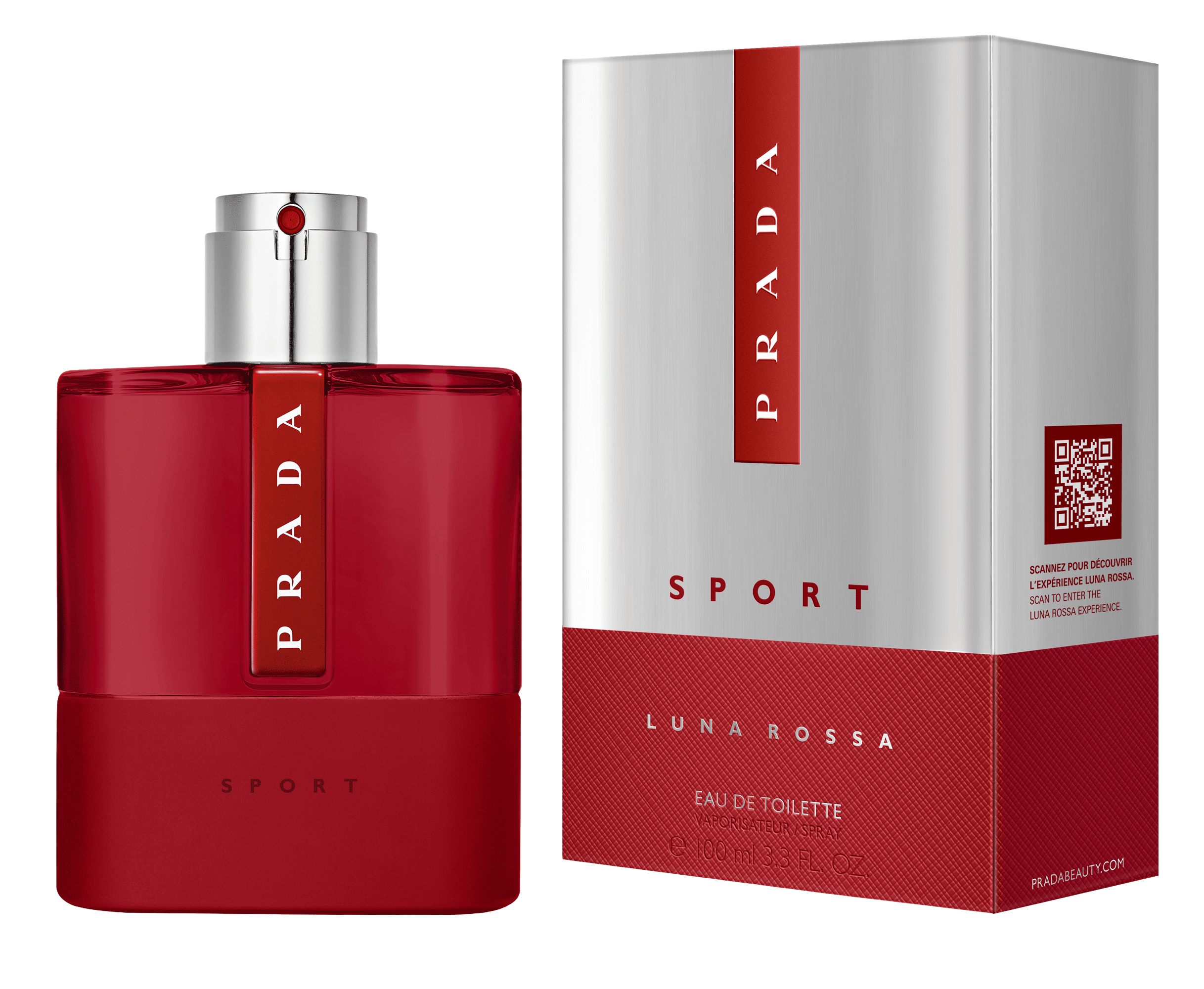 בושם לגבר פראדה לונה רוסה ספורט אדט 100 מ"ל PRADA Luna Rossa Sport 100ml E.D.T – תמונה 2