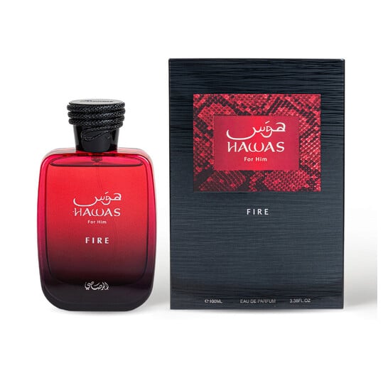 רסאסי הוואס פייר בושם לגבר אדפ 100מ״ל Rasasi hawas Fire edp 100ml – תמונה 2