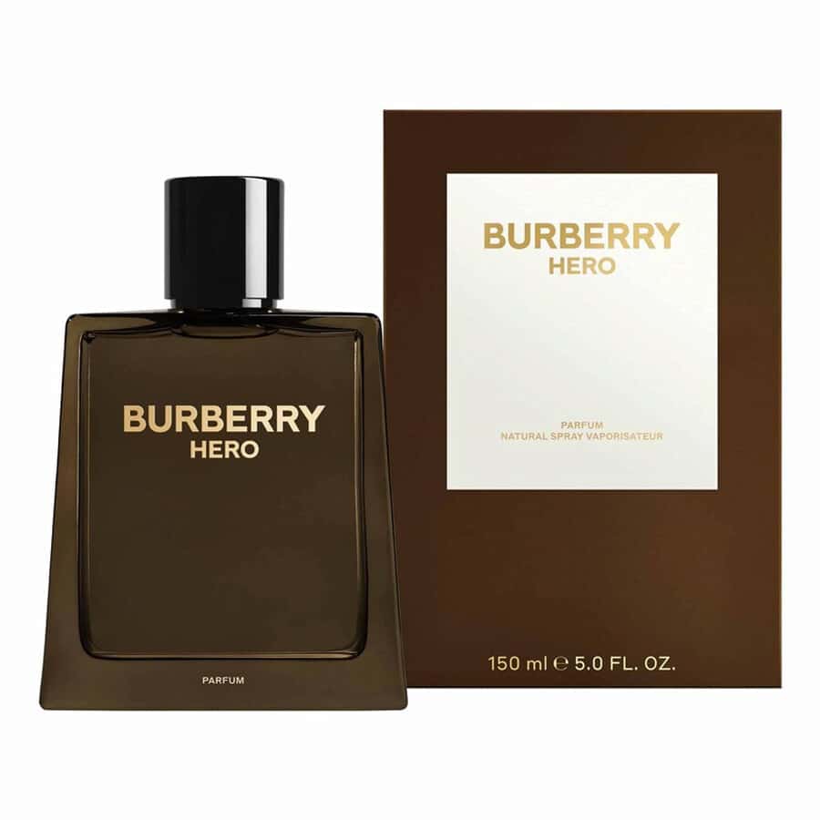 ברברי הירו בושם לגבר פרפיום 150 מ"ל - Burberry Hero PARFUM 150ml – תמונה 2