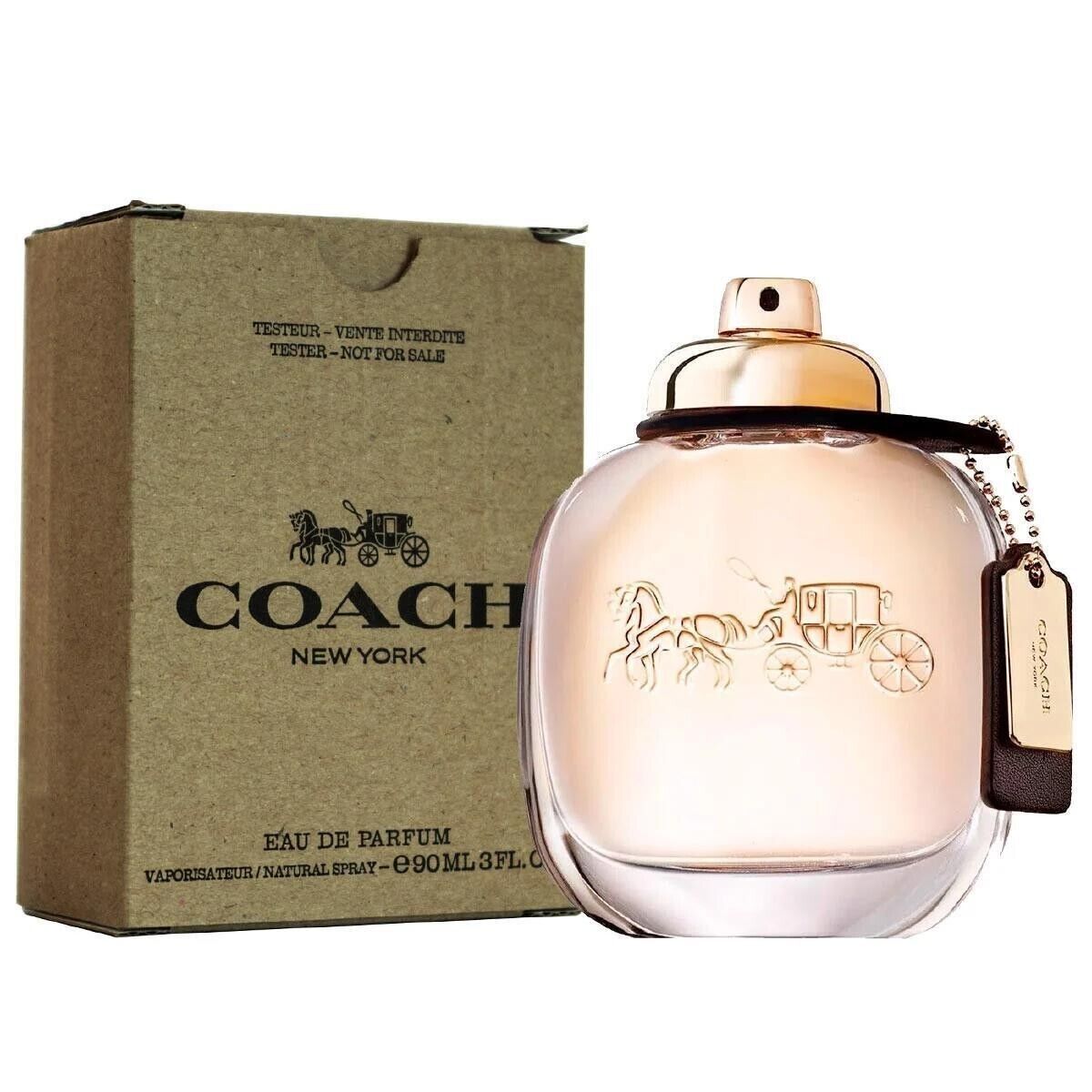 קואץ' בושם לאישה באריזת טסטר אדפ 90מ"ל COACH For Her edp 90ml TESTER – תמונה 2